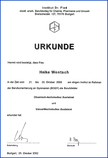 Urkunde