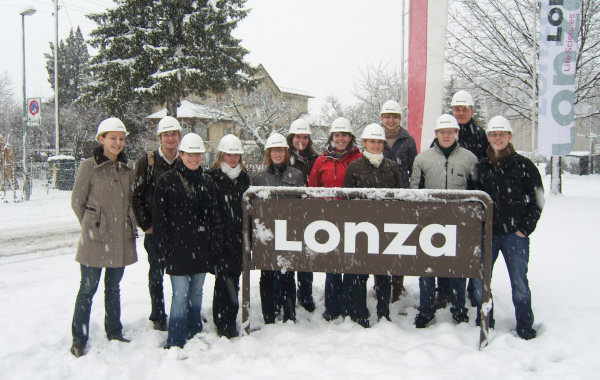 Berufsinformationstage in der Schweiz bei der Lonza AG