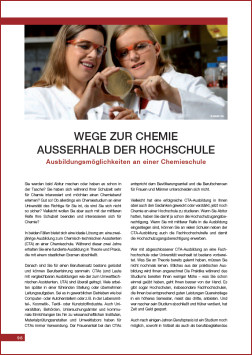 Wege zur Chemie außerhalb der Hochschule - Ausbildungsmöglichkeiten an einer Chemieschule