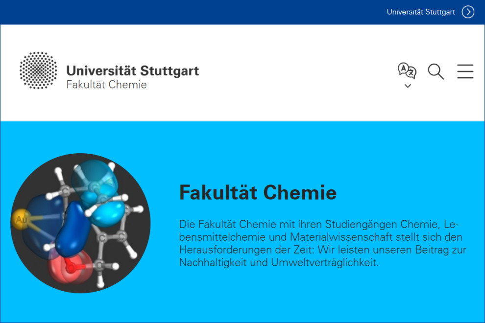 zur Website der Fakultät Chemie mit ihren Studiengängen Chemie, Lebensmittelchemie und Materialwissenschaft