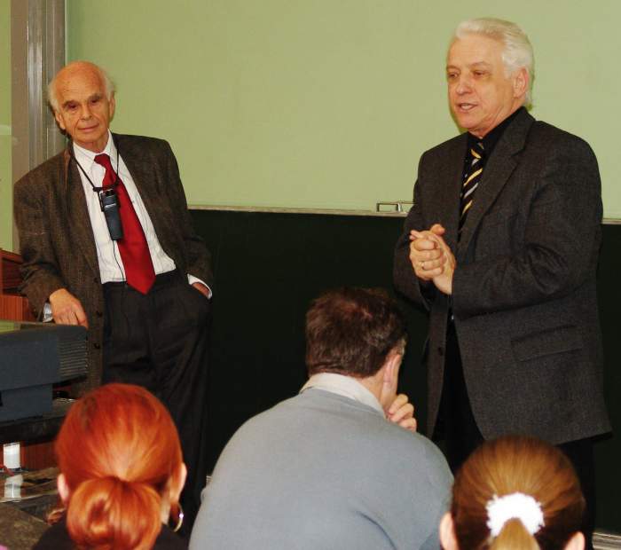 Prof. Dr. Dr. E. Laszlo, Präsident des Club of Budapest
