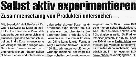 Selbst aktiv experimentieren