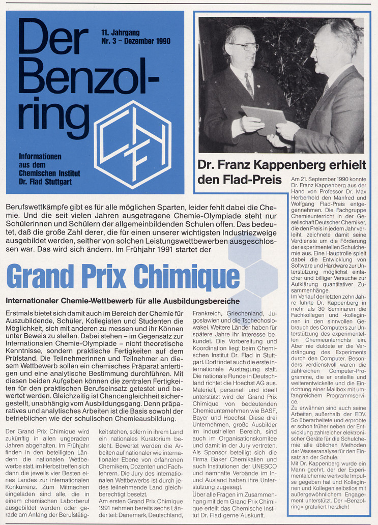 Der Benzolring - Ausgabe im PDF-Format