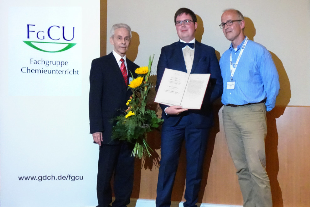 Dr. Marc Sören Homeyer erhält den Manfred und Wolfgang Flad-Preis 2019. Foto: Prof. Dr. Peter Menzel